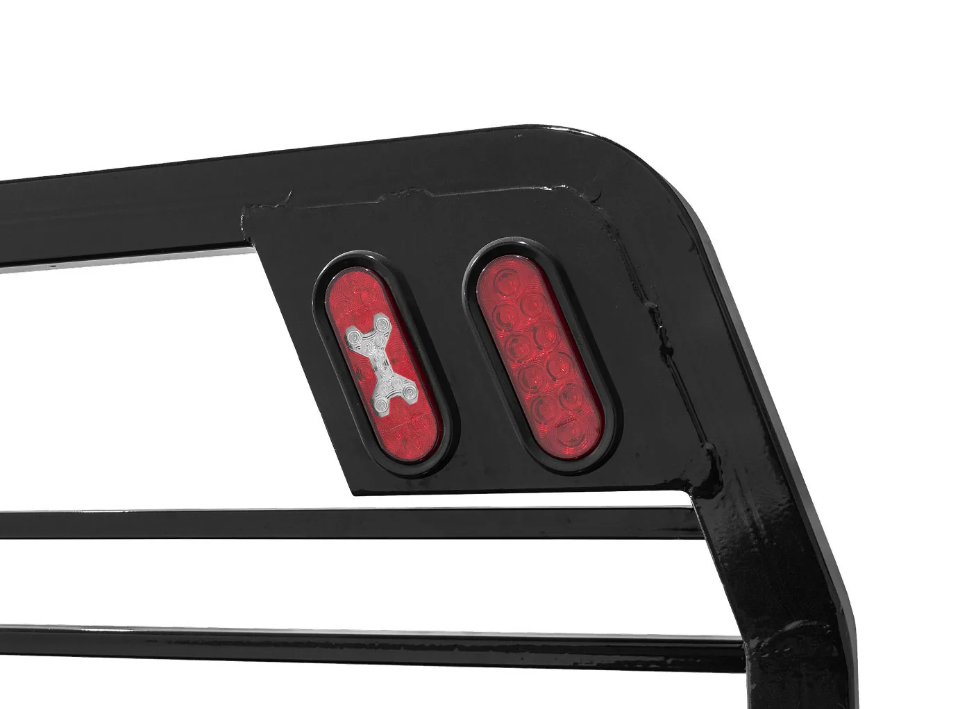 Truck bed headache rack and lights Sure-Trac truck bed with headache rack and integrated lights